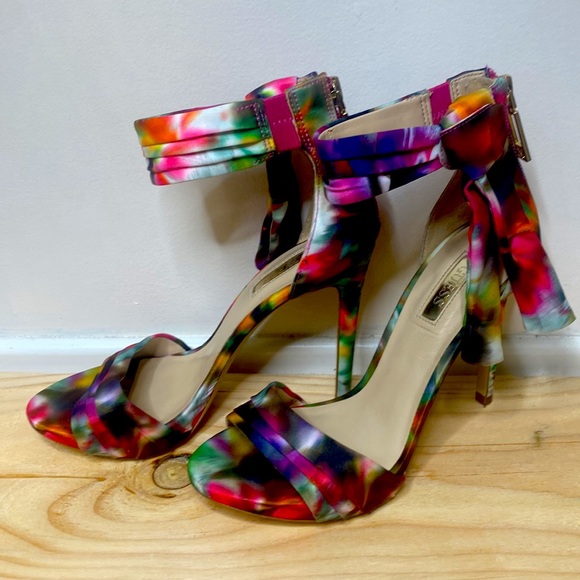 GUESS | 🌈 Watercolor Guess Stiletto | Open Toe - Picture 3 of 6